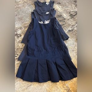 3 uniformes girl’s cotton dresses 5T